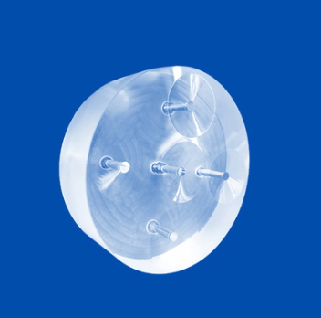 High Temperature Liquid Diversion Quartz Glass Part With Pores 1200°C Work