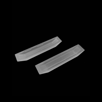 Customized White Frosted Quartz Glass Part With High Durability
