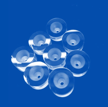 Fused Quartz Customized Tapered Hole Glass Tube For Precision Manufacturing