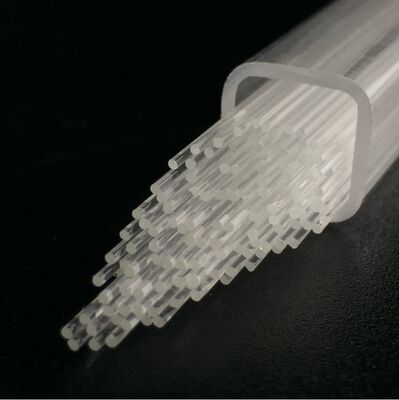 Quartz Glass Rod Smooth Surface Clear Fused Quartz Rod Customize