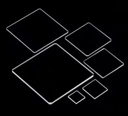 Ultraviolet Lamp Fused Quartz Glass Plate Sheet Heat Resistant Transparent