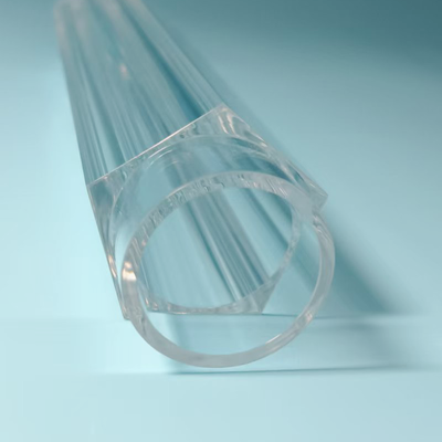 Double Side Polished Quartz Tubing OD 20mm × Length 128.5mm For Spectroscopic Instruments