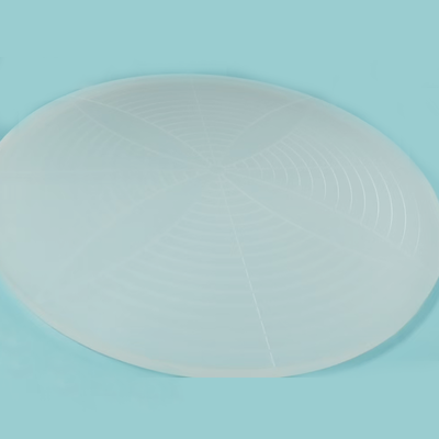Shallow Groove Glass Suction Chuck 265x9mm Vacuum Holding Plate For Semiconductor Wafer Optical Lens Coating