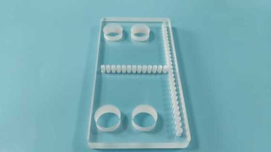 40 Array Optical Precision Bracket 60mm × 32mm × 5mm High Flatness Optical Mounting Base For Optical Sensor Arrays