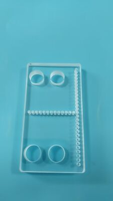 40 Array Optical Precision Bracket 60mm × 32mm × 5mm High Flatness Optical Mounting Base For Optical Sensor Arrays