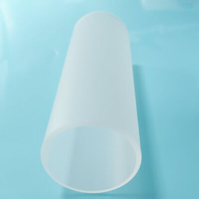 Anti Slip High Transparency Quartz Glass Tube With Frosted Outer Wall