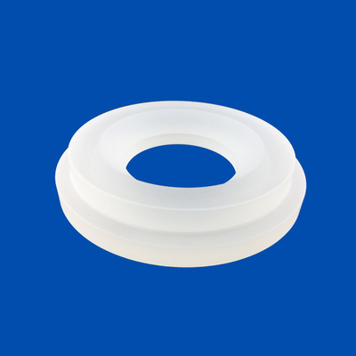 Machining Quartz Glass Ring Shaped CNC Parts Frosting Color