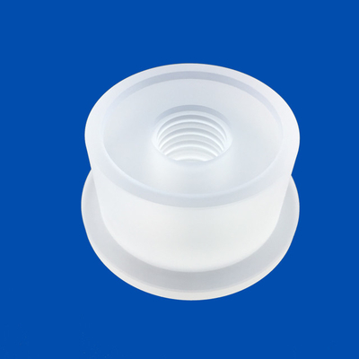 Machining Quartz Glass Ring Shaped CNC Parts Frosting Color