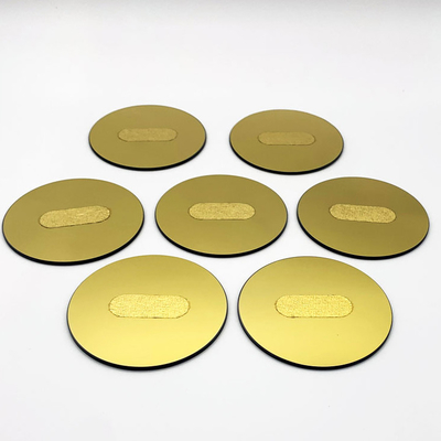 Quartz Glass Plate Gold Plated Silicon Dioxide Optical Round Square Quartz Glass Window