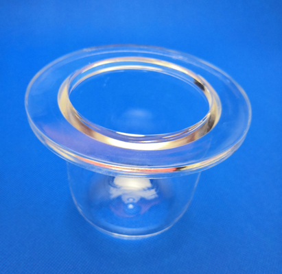 Quartz Glass Tube Customized Quartz Furnace Tube High Temperature With Flange
