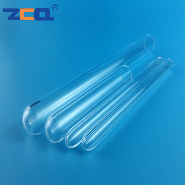 Laboratory Test Tube Borosilicate Glass Tube Smooth Round Bottoms fully