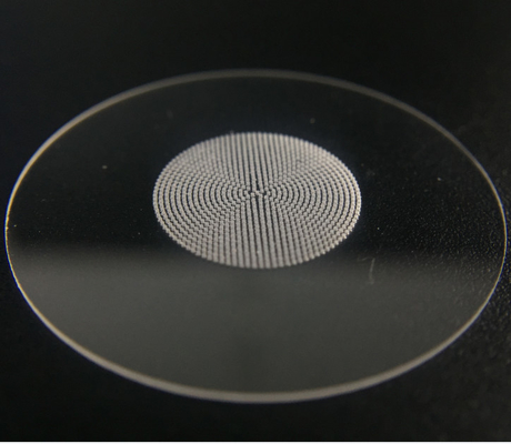 High Temperature Resistance Fused Silica Plate Round Shape Laser Drilling