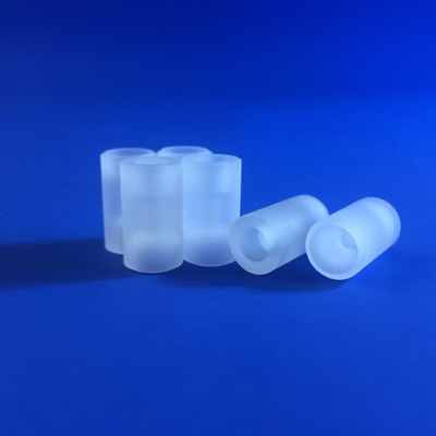 Cnc Machining Quartz Glass Resistor Insulating Cap Custom