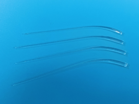Curved Conical Quartz Glass Rod OEM Design for dental curing device