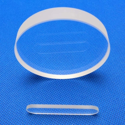 Flat 80-50 Surface Quartz Glass Plate Polished Window With Clear Aperture ≥90%