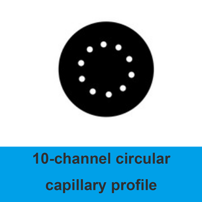 High Precision 10 Channel Capillary Quartz Tube Circular