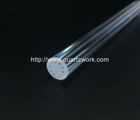 10 Bores 2.2g/Cm3 Quartz Glass Tubes High Precision Capillary