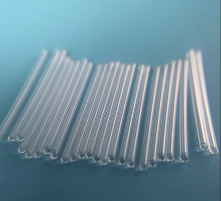 Single-Port Sealed Quartz Glass Tube Durable For Various Uses