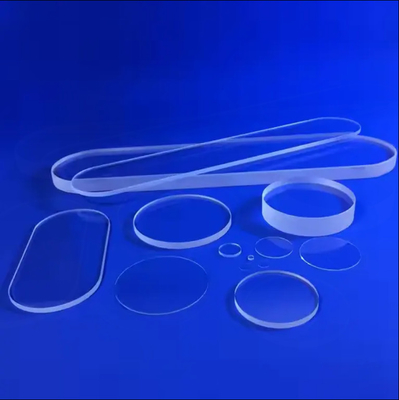 Customize Different Sizes Fused Silica Quartz Glass Plate Sio2 Heat Resistant Clear Round Optical Quartz Plates
