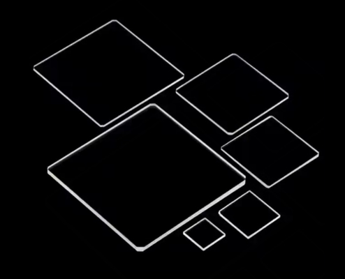 Customize Different Sizes Fused Silica Quartz Glass Plate Sio2 Heat Resistant Clear Round Optical Quartz Plates