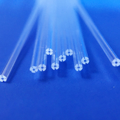 Precision Quartz Capillary Tube V Groove U Groove Slotted For Fiber
