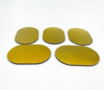 Gold Layer Optical Quartz Glass Plate Of 6.91g/cm3 Density For Optimal Performance