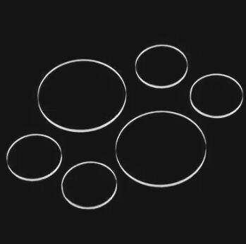 Round Ultra Thin UV Fused Quartz Glass Plate for Lab Research