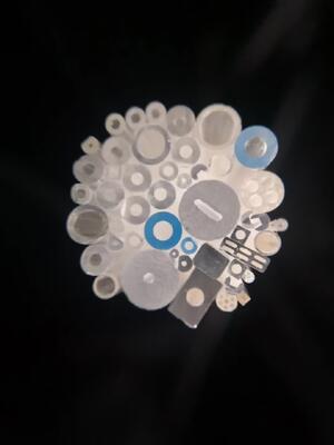 Quartz Capillary Tube Micro For Fiber Customize Circular Square Rectangular Triangular Multiple Hole