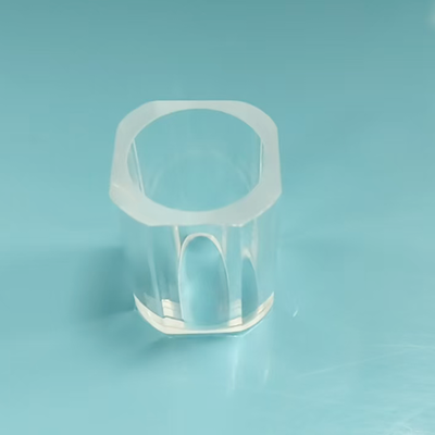 Stable Structure Fused Quartz Machining Precision Dimension Glass Component 18×13×21mm