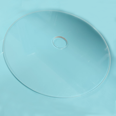 Precision Drilled Quartz Plate 290x6x40mm High Purity For Tube Furnace Baffle Vacuum Coating