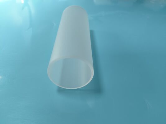 Anti Slip High Transparency Quartz Glass Tube With Frosted Outer Wall