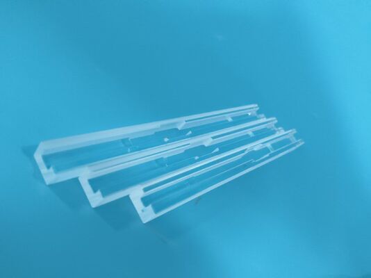 Round Base Glass Fused Quartz Plate 101.6mm Diameter 9mm Thick Step 6.5mm Optical Inspection