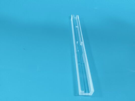 Round Base Glass Fused Quartz Plate 101.6mm Diameter 9mm Thick Step 6.5mm Optical Inspection