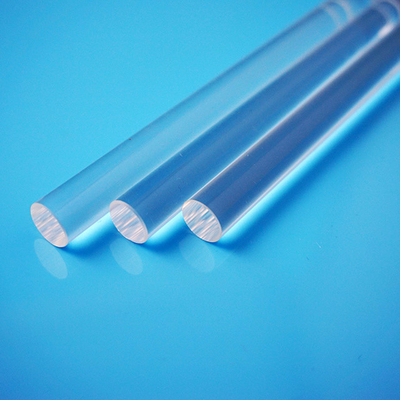 Customized Clear Quartz Rod High Temperature Resistance 1000 Degree