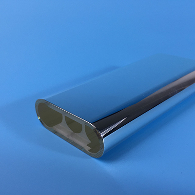 Single Hole Quartz Glass Cavity Silver Plated Surface Quartz Flow Tube