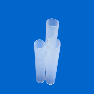 Milky Opaque Quartz Glass Tube 10-300mm Length For High Temperature Thermocouple