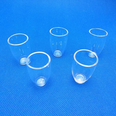 Lab Apparatus Quartz Glass Crucible Cup Shaped Fused Quartz Crucible