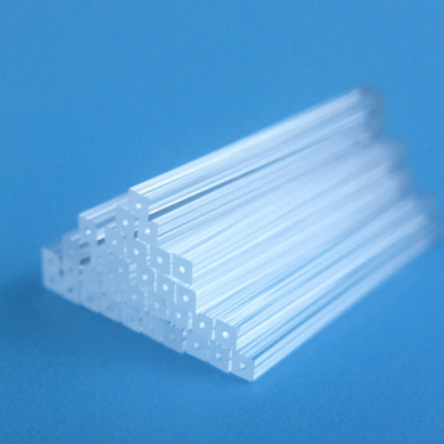 Customized Processing Quartz Capillary Tube Outer Square Inner Circular